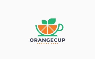 Orange Drink Logo Template Design