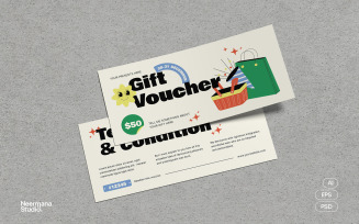 Playful New Year Gift Voucher