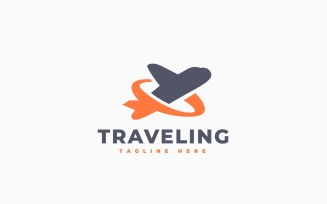 Traveling 4 Logo Template Design