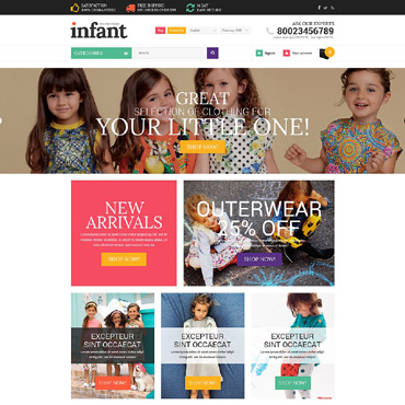 Baby Store Shopify Themes 55385