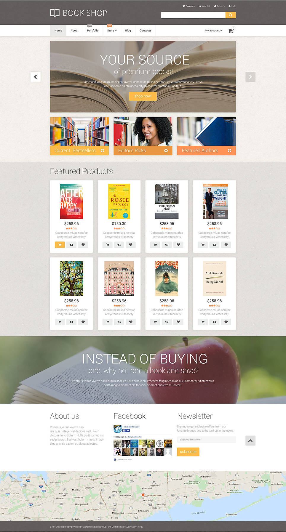 Book Store WooCommerce Theme New Screenshots BIG