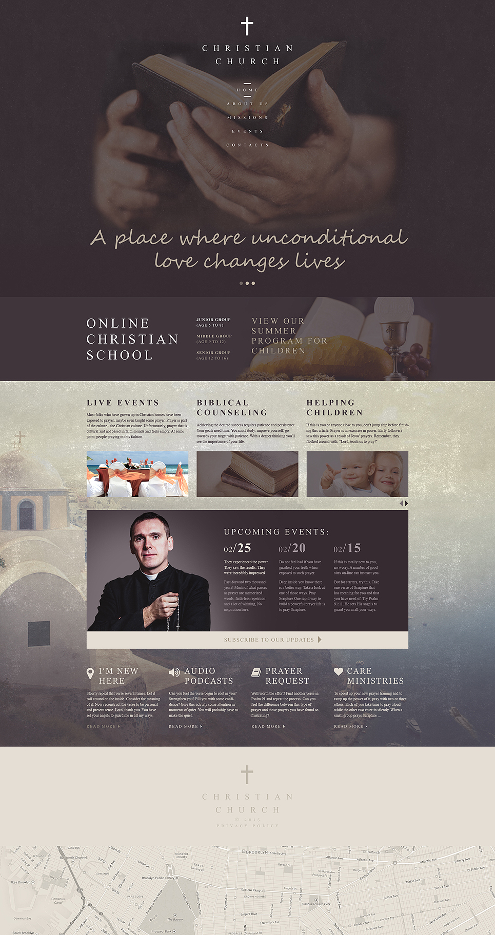 Christian Responsive Website Template New Screenshots BIG