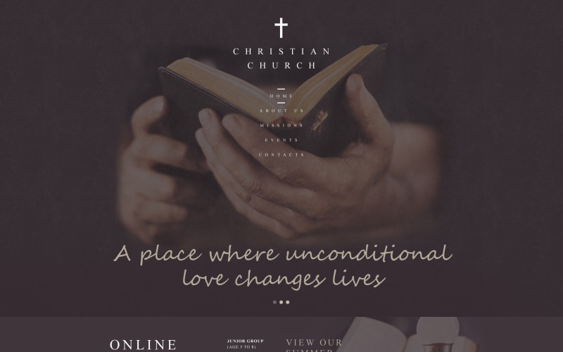 Christian Responsive Website Template
