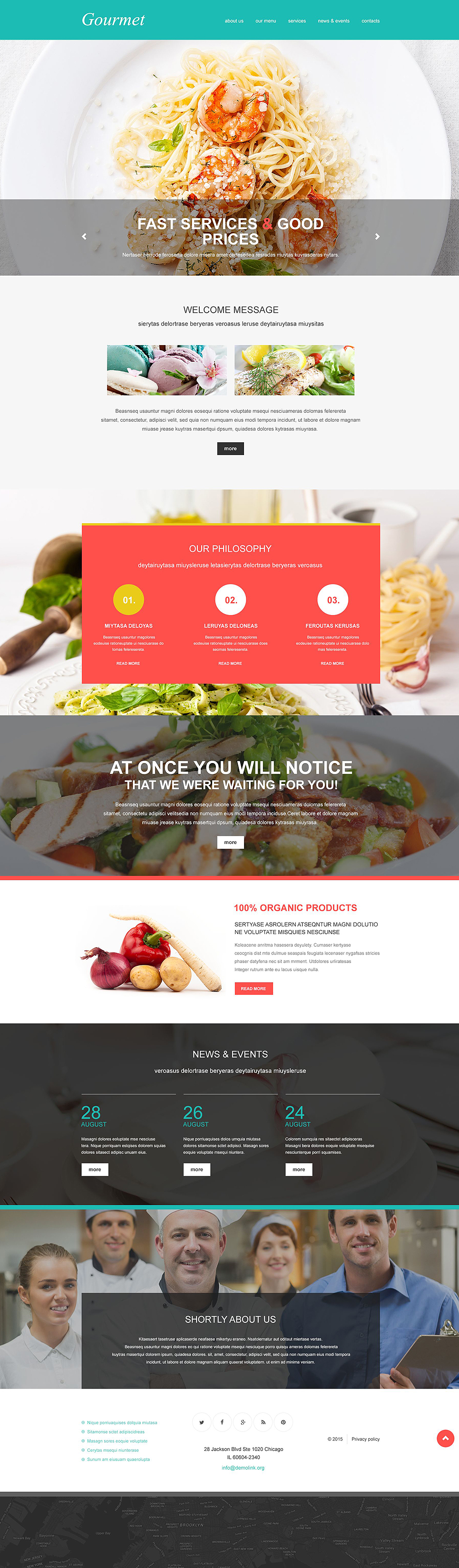 European Restaurant Muse Template New Screenshots BIG