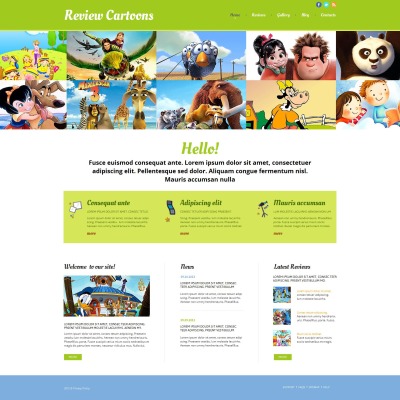 review page template