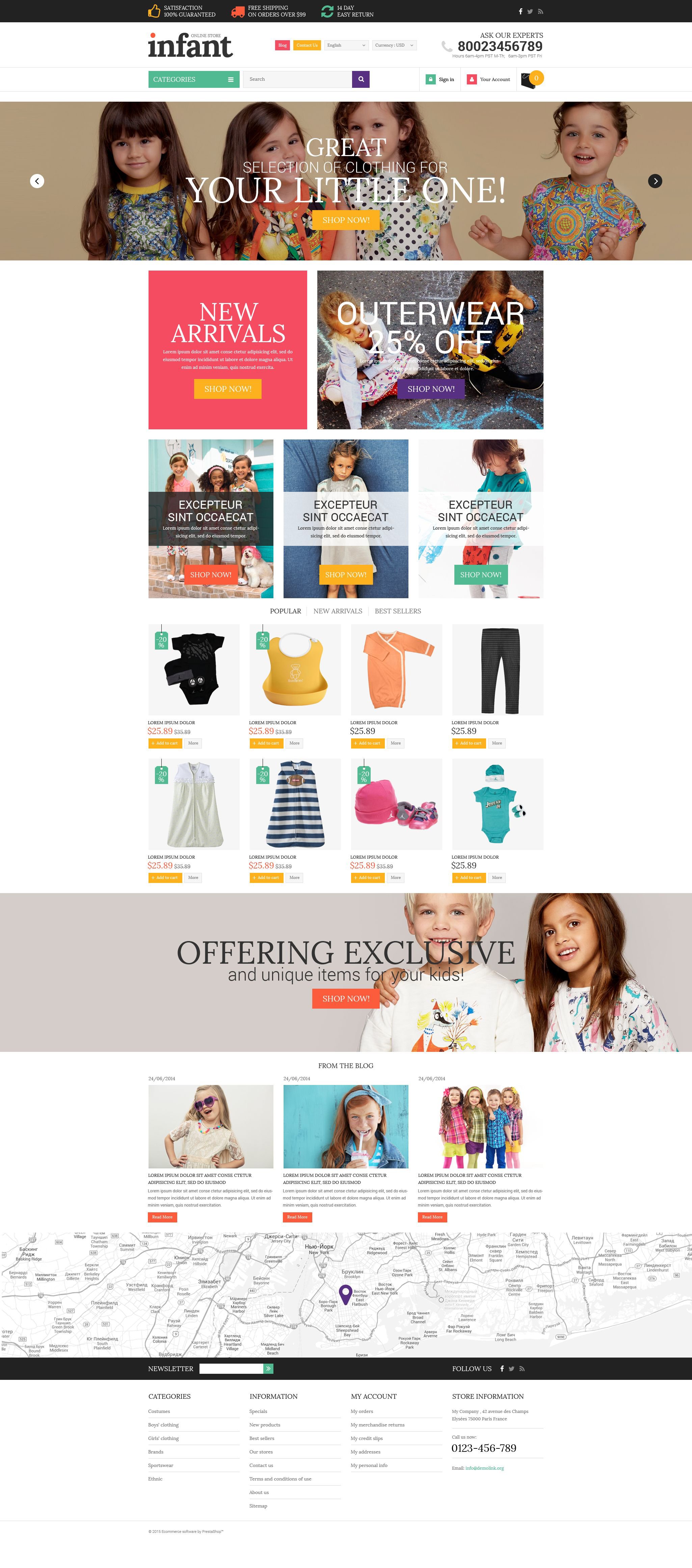 Responsives Shopify Theme für Babyshop #55385