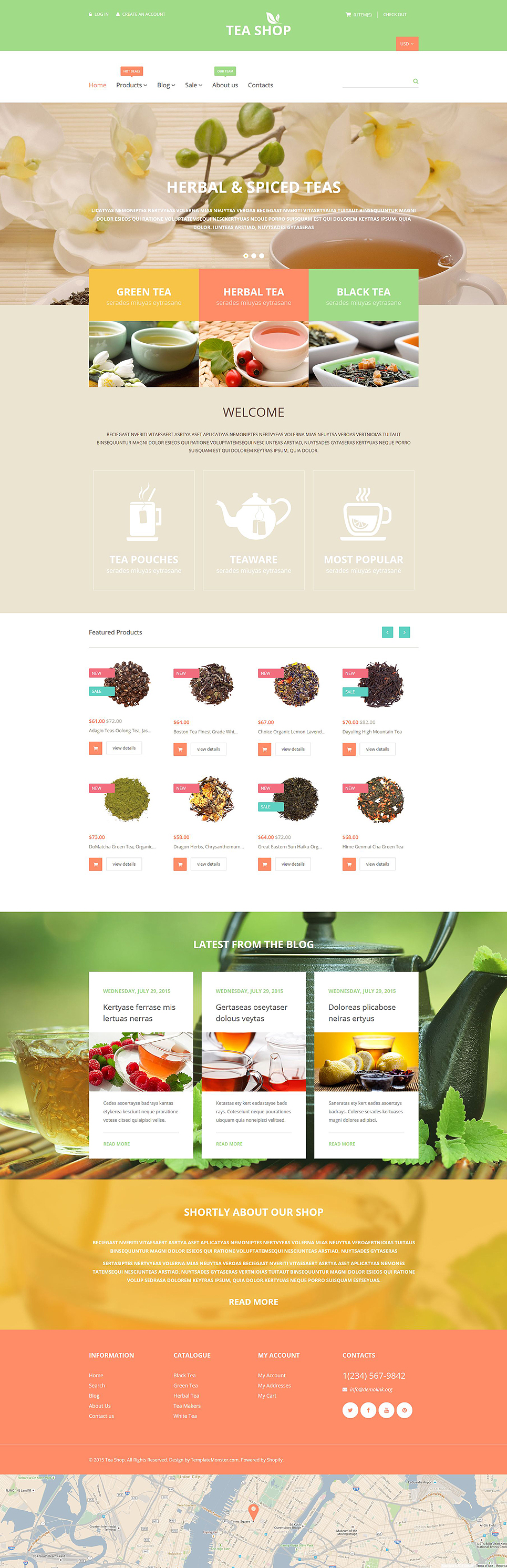 Tea Shop Shopify Theme New Screenshots BIG