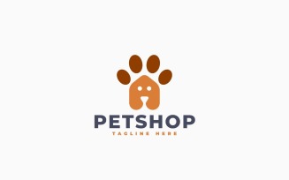 Pet House Logo Template Design