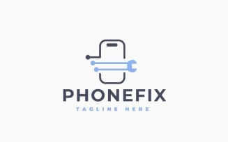 Phone Repair Logo Template Design