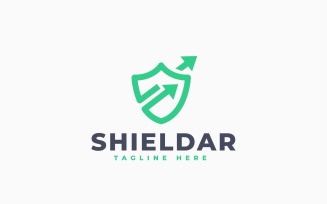 Shield Arrow Logo Template Design