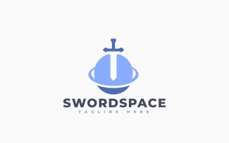 Sword Space Logo Template Design