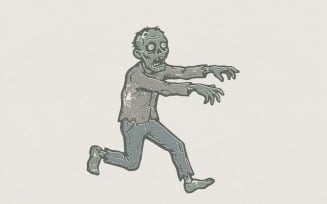 Zombie PNG, Halloween Shirt, Creepy Undead Graphic, Horror Shirt PNG Download, Spooky Monster Art