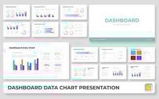 Dashboard Data Chart Google Slides Presentation Template