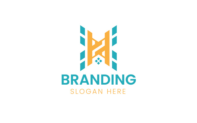 Letter H luxury home logo-1065 Logo Template