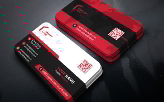 Modern Minimal Clean Double-Sided Business Card PSD Template