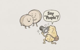 Say People PNG, Funny Cheese And Bagel Friends, Cute Food Cartoon Digital Download, Pun T-Shirt