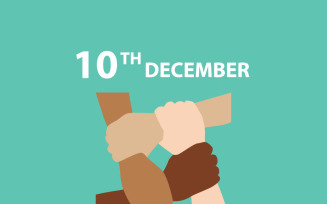 World Human Rights Day Concept Background Banner