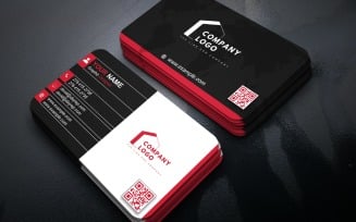 Modern Minimal Clean Double-Sided Business Card PSD Templates
