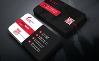 Modern Minimal Double-Sided Business Card PSD Template