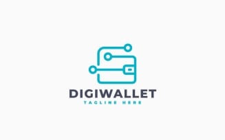 Digital Wallet Logo Template Design