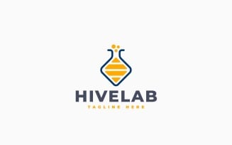 Hive Lab Logo Template Design