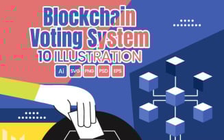 10 Blockchain Voting System Illustration