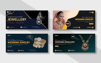 Jewelry Sale Facebook Cover Template Ver-4