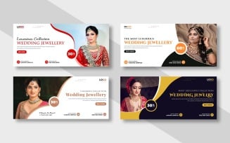 Jewelry Sale Facebook Cover Template Ver-6