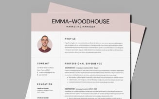 Digital Marketer Resume Template