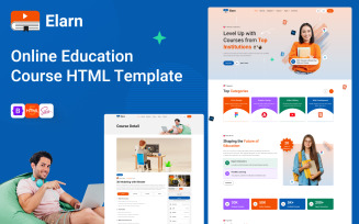 Elearn – Online Course Selling & Education HTML Template