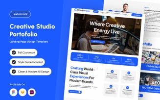 StudioNova Creative Studio Portfolio Landing Page