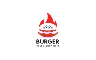 Burger logo template for any restaurant business