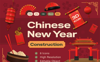 Chinese New Year 3D Icon Pack