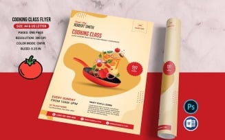 Cooking Class Flyer Template