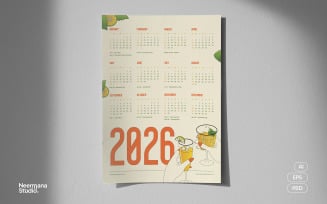 Creative 2026 Wall Calendar