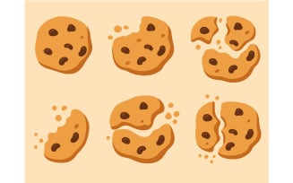 Delicious Cookie Set with Chocolate Chips