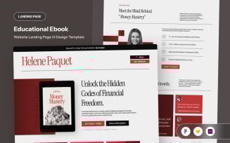 Helene - Educational Ebook Landing Page