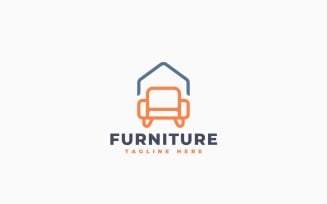 Home Furniture Logo Template Design