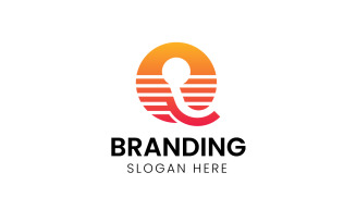 Letter Q line media logo-1088