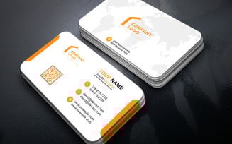 Modern Minimal Editable Professional Clean Business Card Template