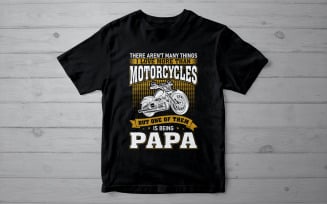 Papa Motorcycle Shirt – Biker Papa Gift – Motorcycle Dad Tee – Father’s Day Gift
