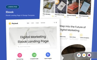 Playbook - Digital Marketing Ebook Landing Page