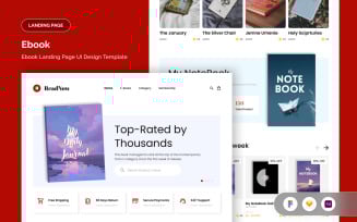 ReadNow - Digital Marketing Ebook Landing Page