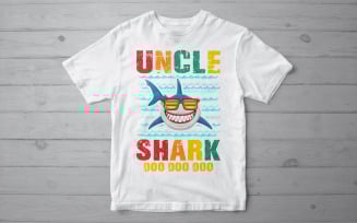 Uncle Shark Doo Doo Doo Shirt – Funny Uncle T Shirt Design