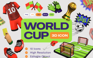 World Cup 3D Illustration Pack