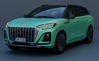 2026 Hongqi HS3 3d model