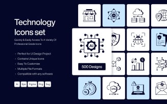 Modern Technology Icons Bundle