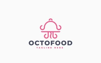 Octo Food Logo Template Design