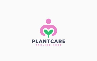 Plant Care Logo Template Design