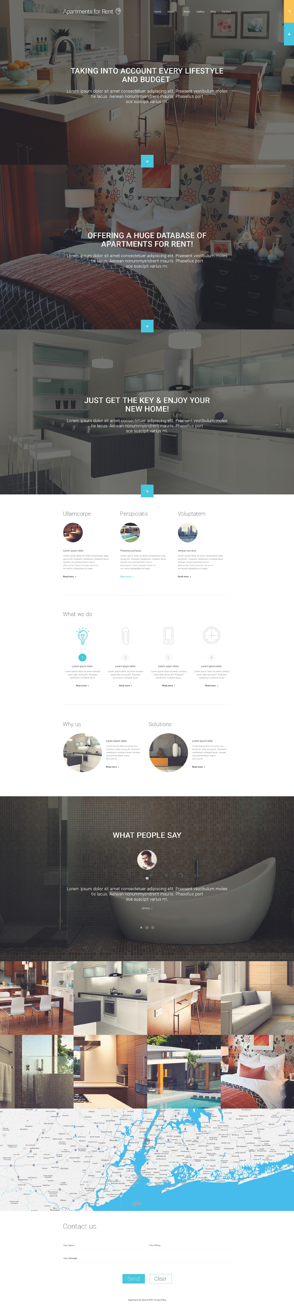 Apartments for Rent Joomla Template New Screenshots BIG